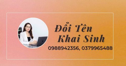 Thay đổi tên khai sinh